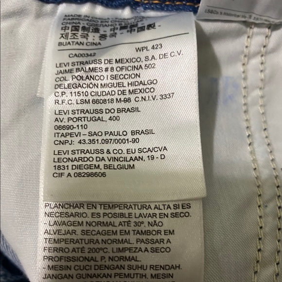 Levi’s Vintage Mom Utility Overalls Stone Wash NWT - Picture 8 of 13